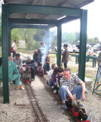 Voilà la gare de notre circuit
